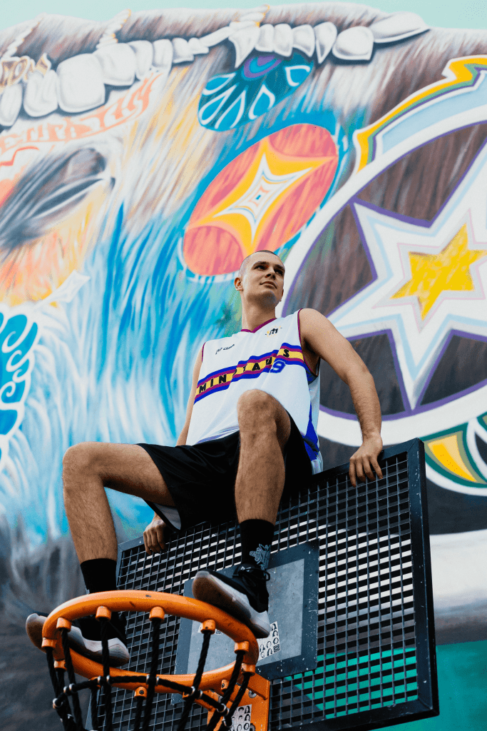Basketballtrikots Herren Korb Detail